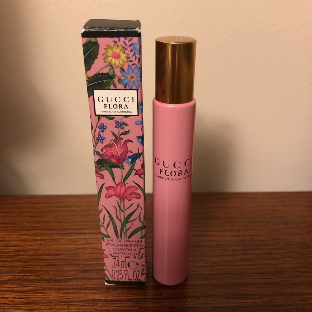 Gucci and Coach travel sized perfumes